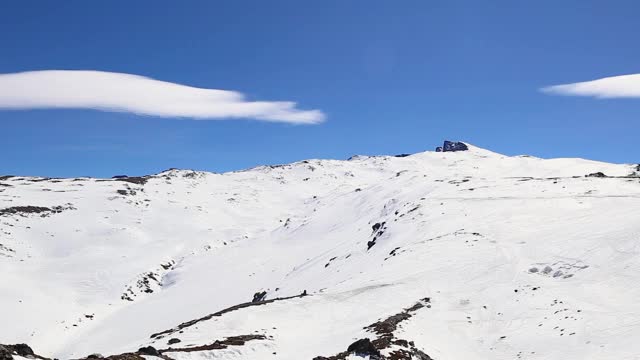 内华达山脉格拉纳达西班牙全景景观视频素材