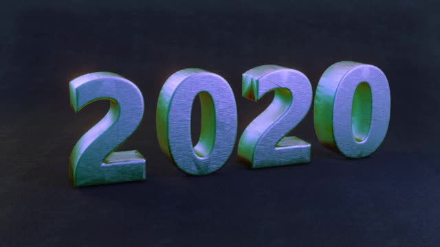 冠状病毒摧毁2020年视频素材