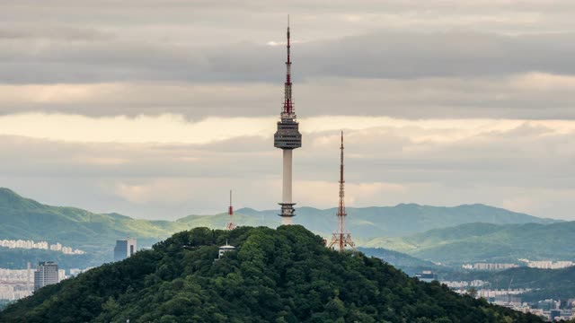 首尔塔/韩国首尔视频素材