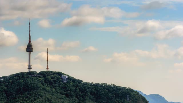 首尔塔/韩国首尔视频素材