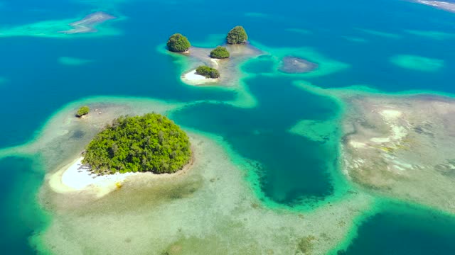 英属群岛。 Surigao Del Sur, 棉兰老岛, 菲律宾视频素材