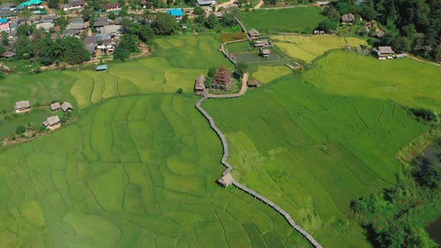 泰国清迈，派竹桥，Mae Hong Son视频素材