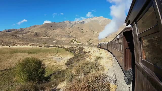 La Trochita，老巴塔哥尼亚快车视频素材