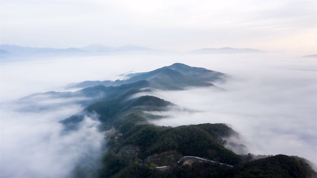 云海山/京畿道，韩国视频素材