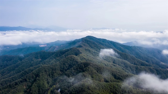 云海山/京畿道，韩国视频素材