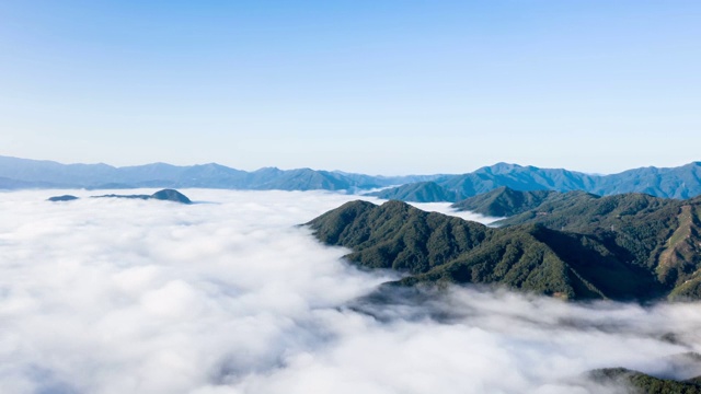 云海山/京畿道，韩国视频素材