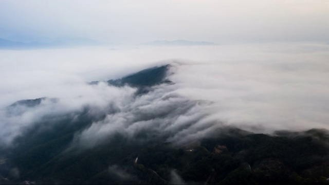 云海山/京畿道，韩国视频素材