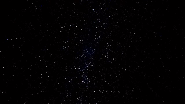 夜空中移动的星星视频素材