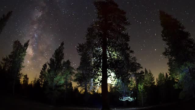 银河夜空视频素材