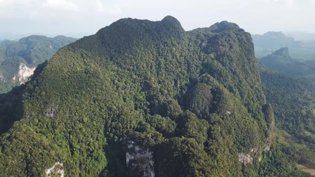 泰国山脉鸟瞰图视频素材