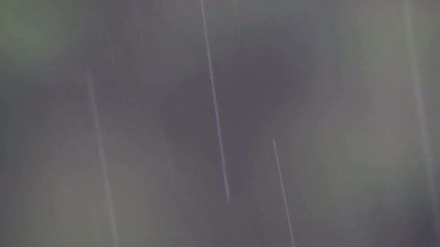 农村雨天的雨滴视频素材