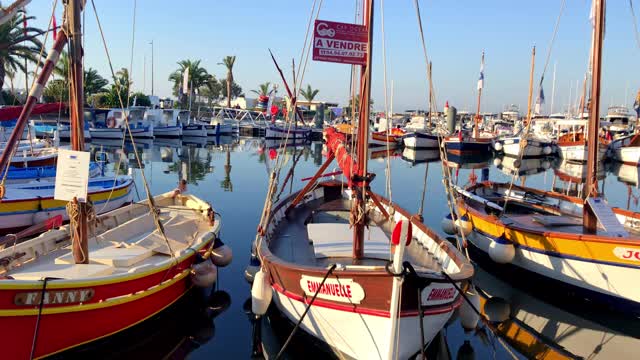 Sanary sur Mer 码头视频素材