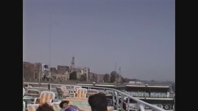 埃及1986，卢克索街景4视频素材