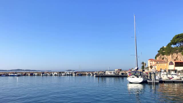 Sanary sur Mer 码头视频素材