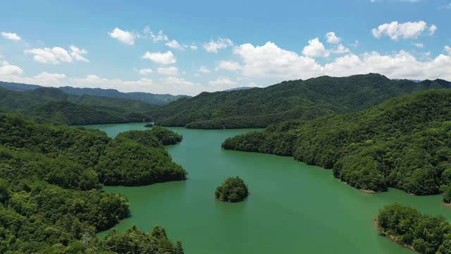 中国江西庐山西海风景区视频素材