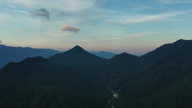 中国江西庐山西海风景区视频素材