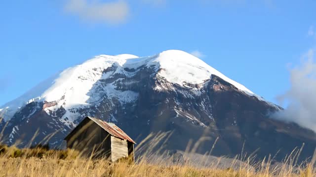 钦博拉索火山位于厄瓜多尔视频素材