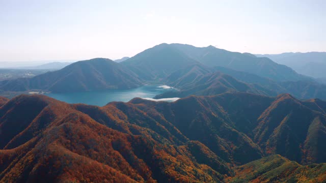 富士山和正二湖视频素材