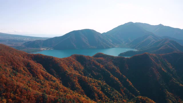 富士山和正二湖视频素材