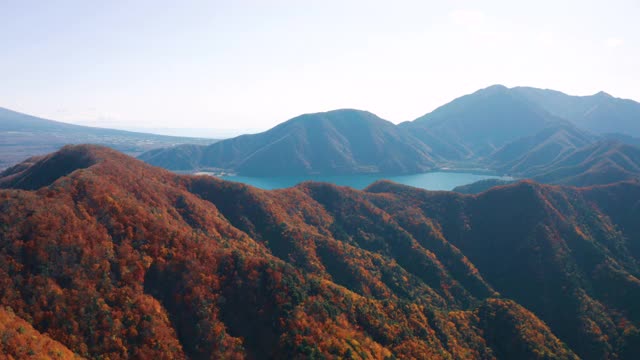 富士山和正二湖视频素材