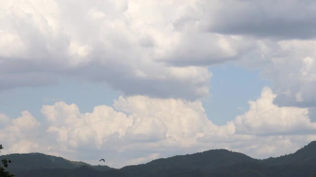 美丽的云时间流逝，戏剧性的暴风雨和云视频素材