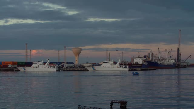 利比亚首都的黎波里的海港视频下载