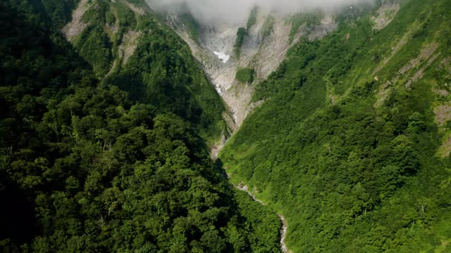 山谷中的公路视频素材