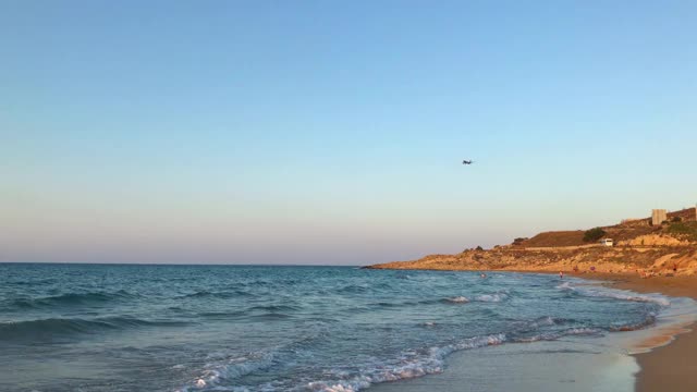 海面上的日落视频素材