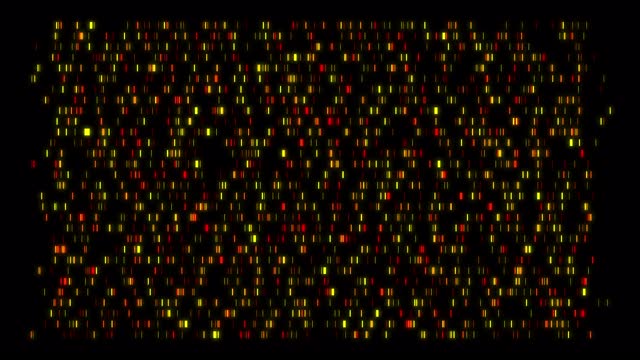 大基因组数据可视化- DNA测试，条形码，基因组图谱构建视频素材