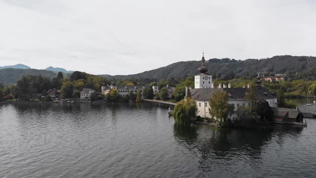 Gmunden Castle Place风景优美视频素材