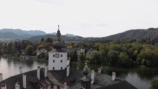 Gmunden Castle Place风景优美视频素材