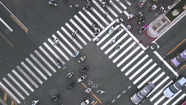 城市街道交叉视频素材