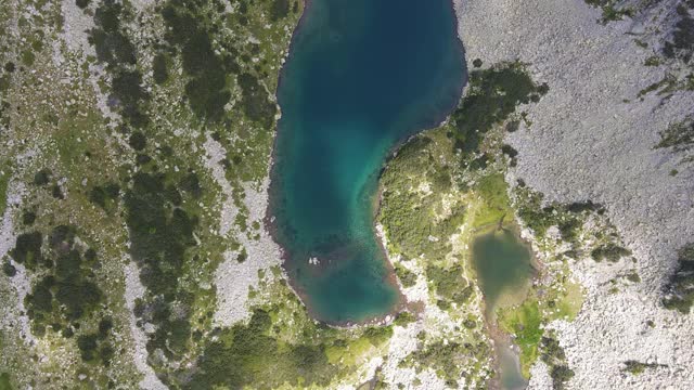 长湖，皮林山，保加利亚视频素材