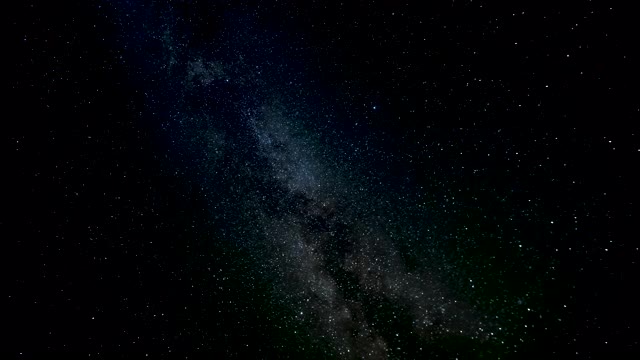 夜空中移动的星星视频素材