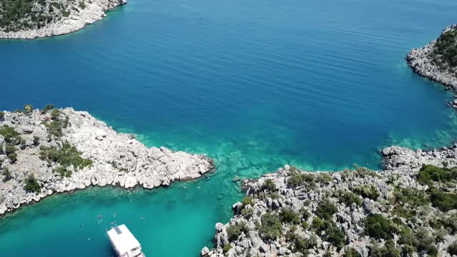 Kalekoy端口，Kalekoy, Kekova, Antalya视频素材