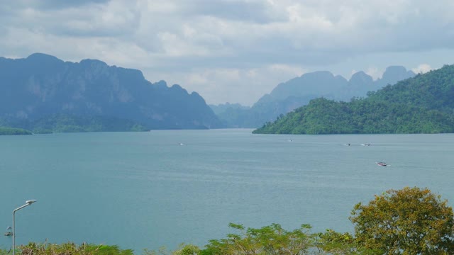 周澜湖，泰国考索国家公园视频素材