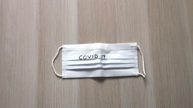 Covid - 19 Teheme丝带和面具视频素材