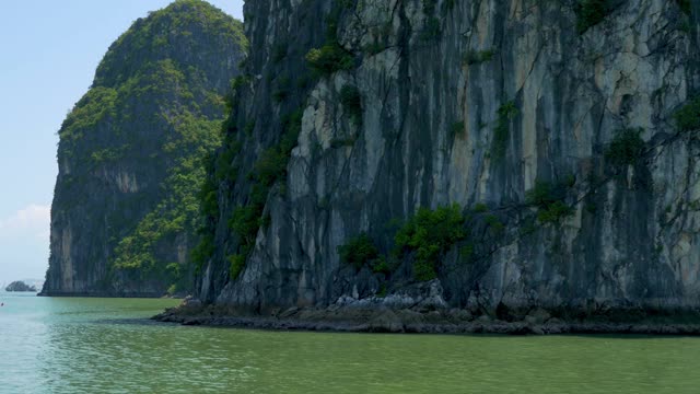 越南下龙湾热带岛屿视频素材