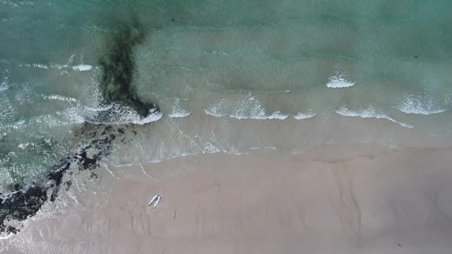 韩国济州岛的海滩风景视频素材