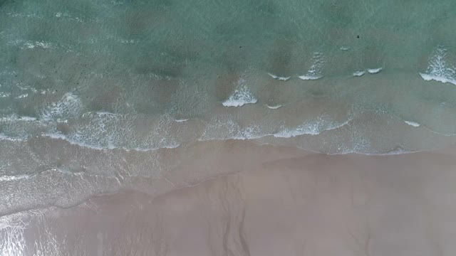 韩国济州岛的海滩风景视频素材