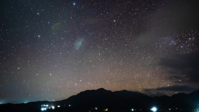 双子座流星雨流星雨视频素材