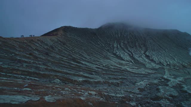 火山口/冰岛视频素材