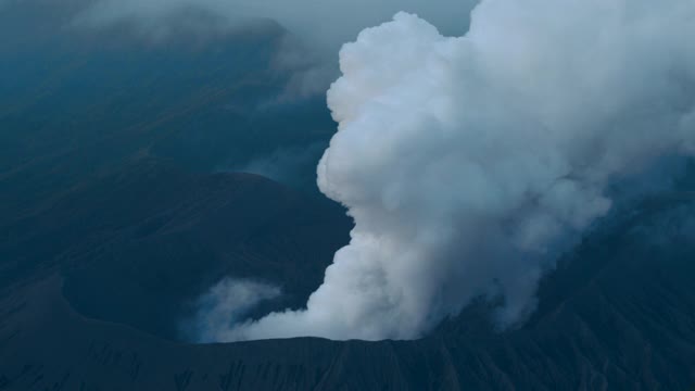 火山冒烟/冰岛视频素材