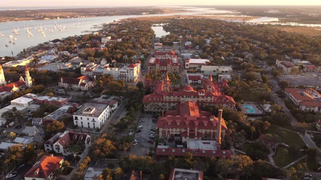 美国佛罗里达州圣奥古斯丁弗拉格勒学院视频素材