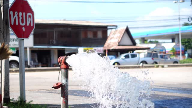 漏水的管道视频素材