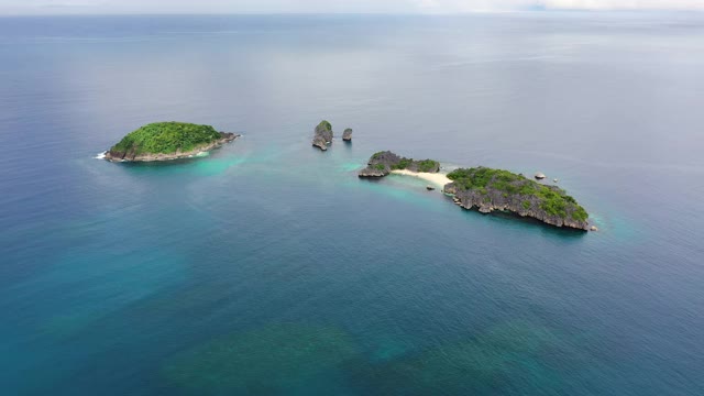 卡拉莫群岛，南卡马里纳斯，菲律宾。夏季和旅游度假概念视频素材