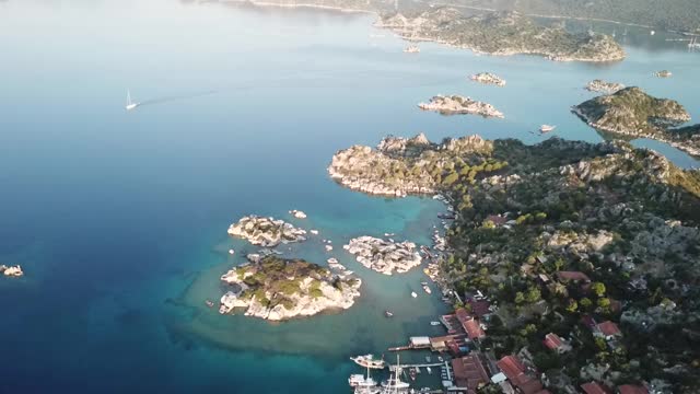 Kalekoy, Kekova, Antalya的片段视频素材