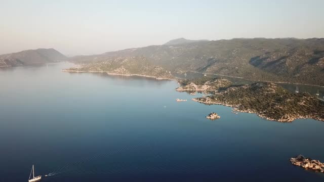 Kalekoy, Kekova, Antalya的片段视频素材