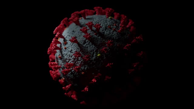 Sars-CoV-19突起蛋白视频素材