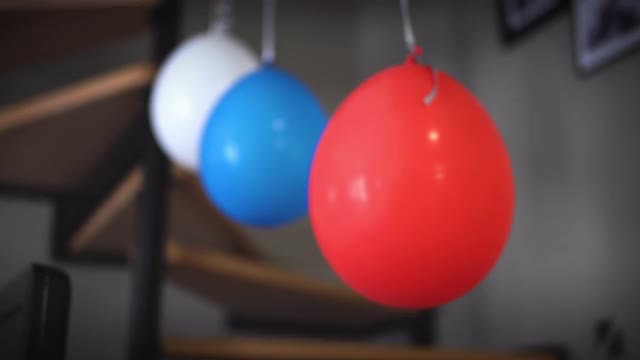 气球或生日派对视频素材